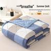 Japanese Washed Cotton Summer Quilt: Lightweight, Cool, and Machine Washable