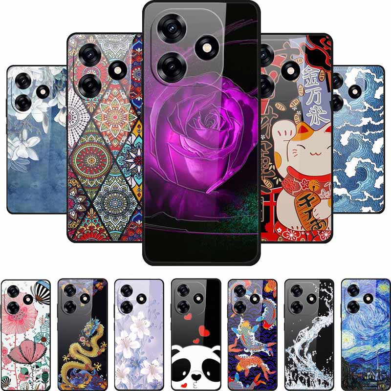 For Honor X5C Plus Phone Case X 5 c Plus Soft Bumper Tempered Glass Hard Back Cover Case For Honor Play 10A X5c Plus Case Coque