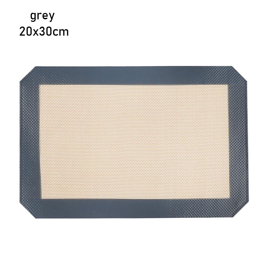 Kitchen Tools Heat Resistant Cake Tray Baking Mat Non Stick Oven Sheet Liner Bakeware Mat 20x20cm серый