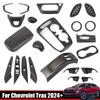 For Chevrolet Trax 2024 2025 ABS Air Condition AC Outlet Console Gear Panle Head Window Rise Swtich Interior Accessories