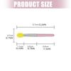 10 Pieces Lip Brush Set Flexible Silicone Tip Makeup Tools for Detailed Cosmetic Application Lip Brushes
