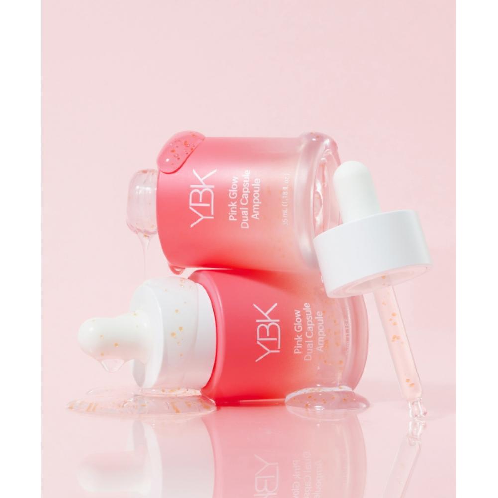 Ybk Pink Glow Dual Capsule Ampoule 35ml