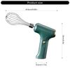 Multifunctional and Practical Hand Mixer Convenient Hand Mixer Electric Cordless 3 SpeedsDetachable Whisks Eggs Beater