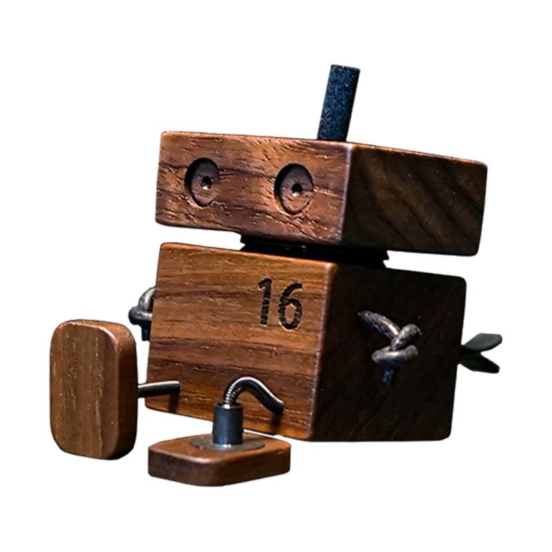 

Wooden Dashboard Decors Featuring Swinging Limbs Air Freshener Clip Handmade Office Decoration Novelty Gift 1