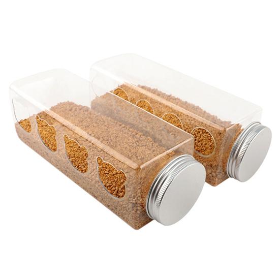 Hühnerfutterspender Flaschendeckel Design Transparent Großes Fassungsvermögen Kunststoff Geflügel Getreide Wasser