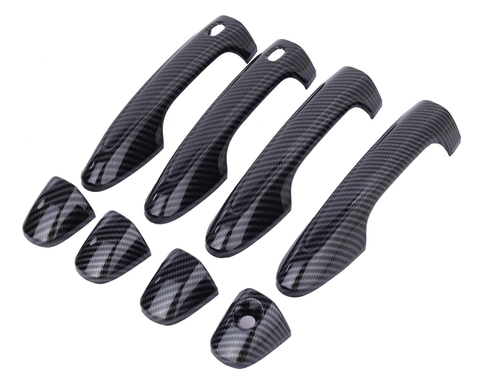 

Toyota Hilux Revo Z Smart Entry Door Knob Cover Fiber (Carbon Pattern) [Used]