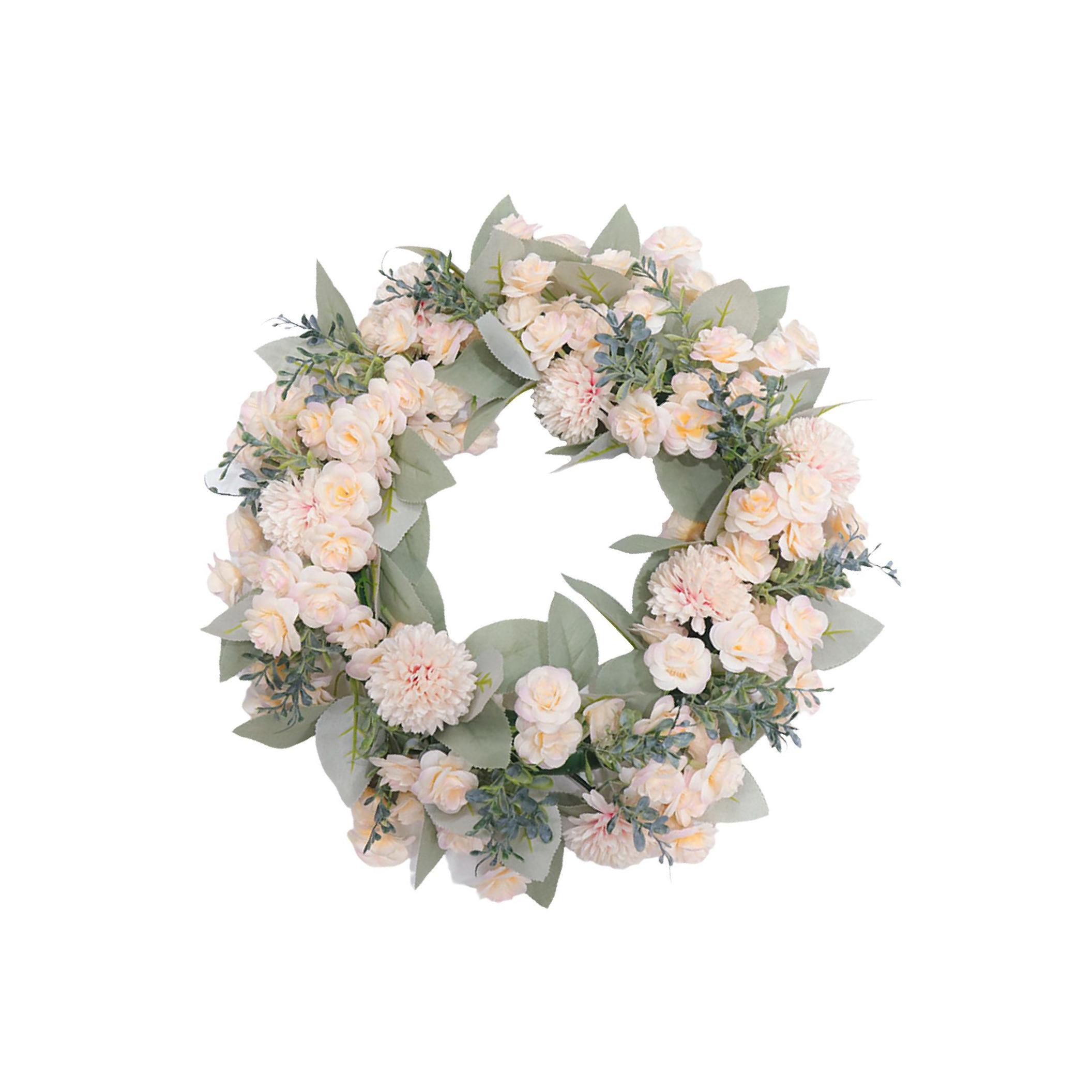 

Цветочный венок, подвесные украшения, венок на входную дверь для уличных фотореквизитов шампанского