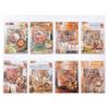 Autumn Journal Series: Sugar Poem White Kraft Paper Stickers (30 Vintage Sheets)