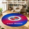 Round Rug Custom NameReading FC Pattern Non Slip Carpet Home Floor Decor