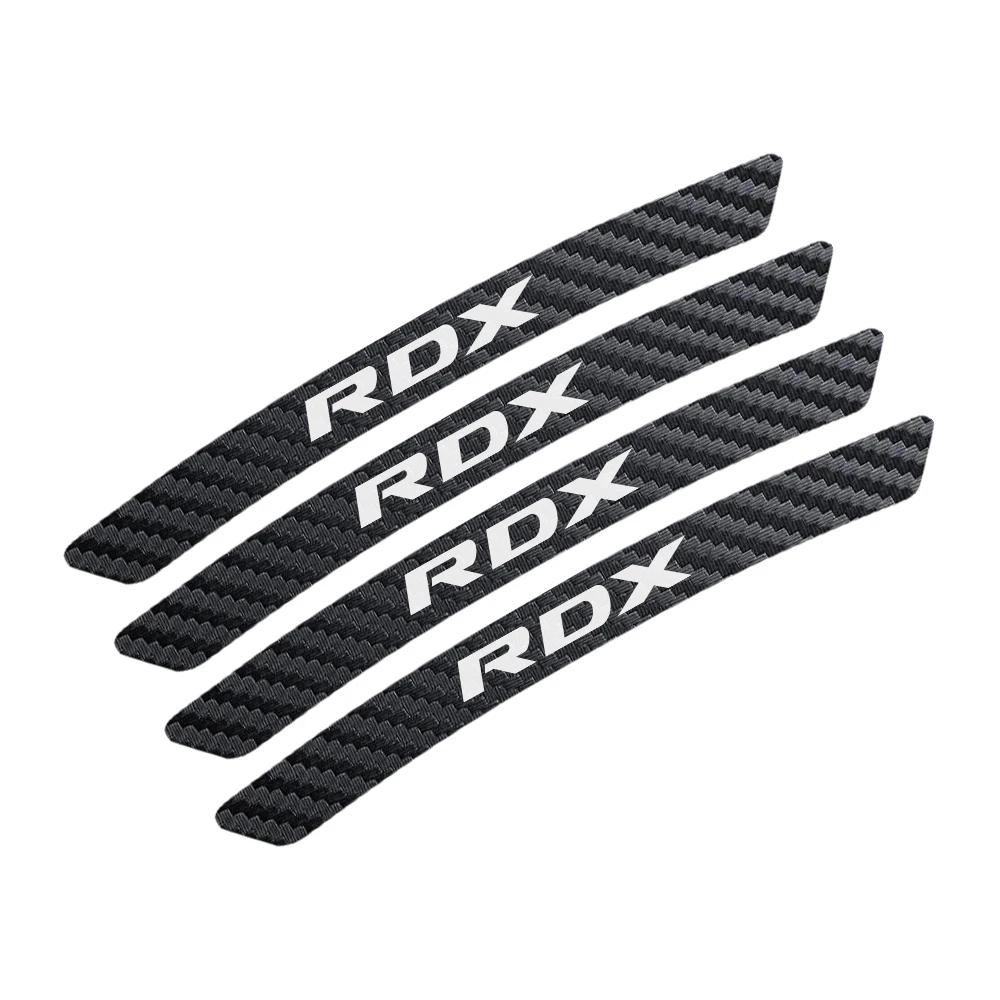Car Wheel Rim Stickers Exterior Tire Carbon Style Tuning Decals Decor Accessories For Acura RDX MDX YD2 V6 Aspec ILX VTEC TLX