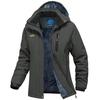 [Gopune] Outdoor Jacket Women's Lined Snowboard Jacket Mountain Parka Waterproof Hiking Clothes Winter Coat (Duck Gray M)