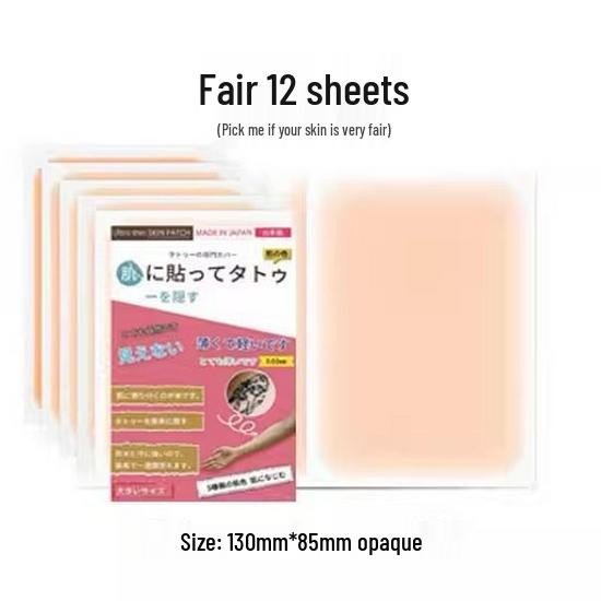 Invisible Waterproof Tattoo & Scar Concealer Patch — Flesh-Colored Cover for Birthmarks, Stretch Marks, Moles, and Vitiligo.