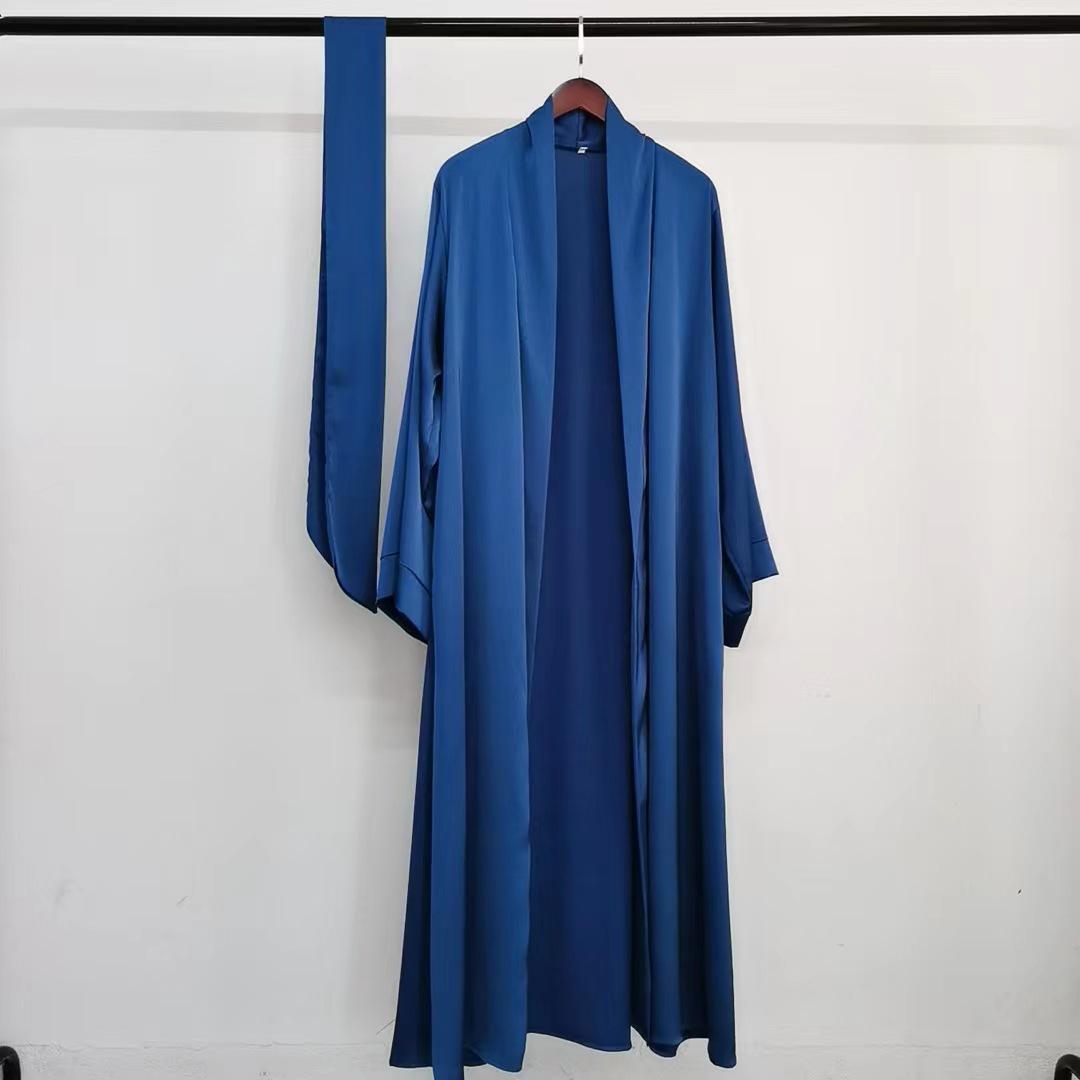 

Элегантное однотонное платье-кардиган Dopamine в европейском и американском стиле XXL