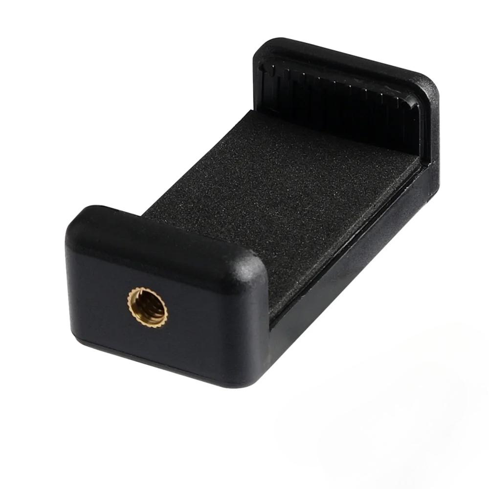 Universal Phone Tripod Mount 1/4" Screw Adjustable Smartphone Clamp Holder for Mobile Phone Stand Bracket Accessories