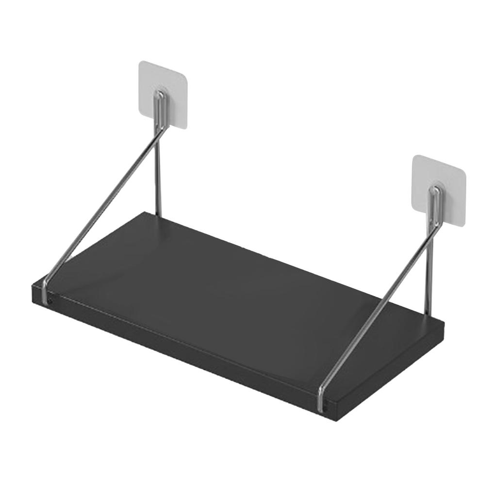 WLAN-Router Wandhalterung Aufbewahrungsbox Einfache Installation Große Kapazität Aufbewahrungsregal für Zuhause Schwarz