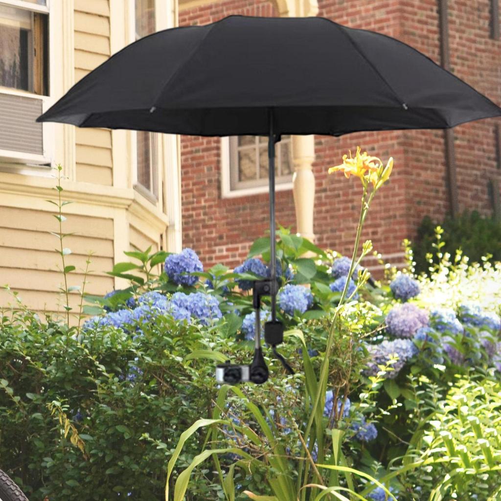 Multiuse Umbrella for Plants 37.40inch Diameter Clamp Beach Chair