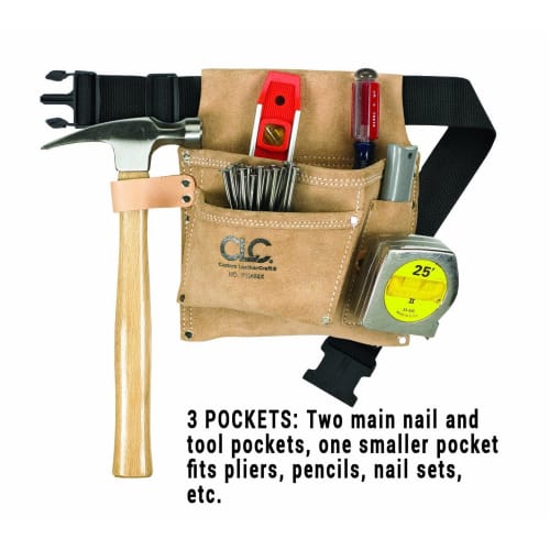 CLC Custom Leather IPK489X Waist Bag, Leather Suede, 3-Pocket Leather, Product Number: V264894