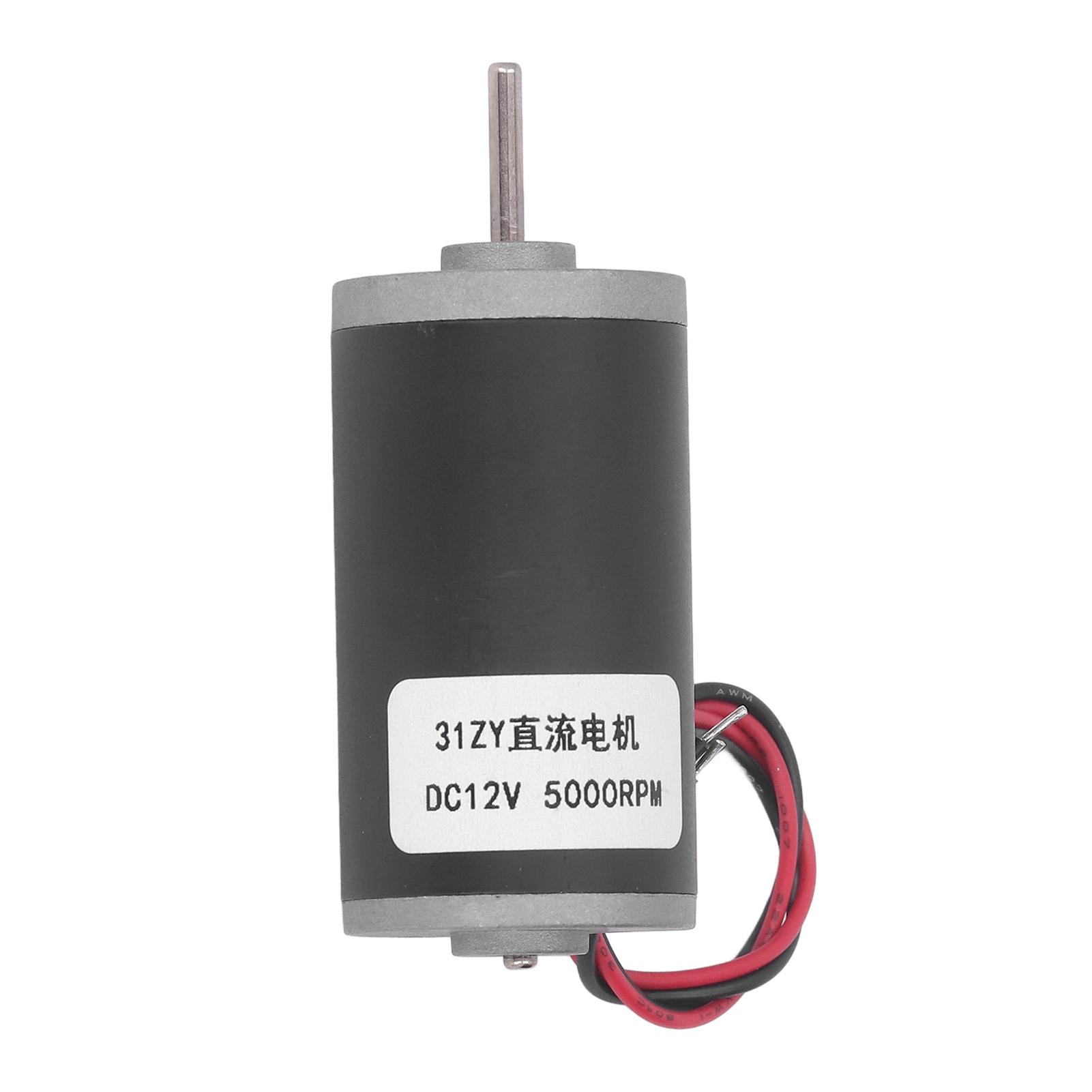 Moteur à Aimant Permanent   12V Réversible Horaire Anti-horaire Couple Élevé Haute Vitesse Moteur Électrique