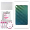 apgo Protective Skin Sticker for the Back Compatible with Lenovo Pad TB-J606F, Wrap Film, Foil, Vinyl - Pattern Carbon Chameleon CAKA1