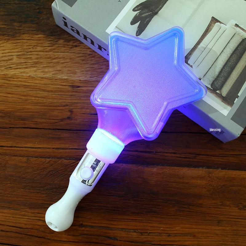 Five-Pointed Star Concert Glow Stick: Handheld Flashing Light for Stage & Cheering Atmosphere