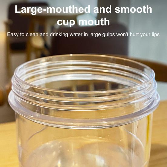 700ml Straw Cup with Foldable Straw Built-in Filter Tea Bin Easy to Clean