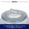 Dulton Glass Cookie Jar, 3L, Clear, 225mm H X 160mm W X 160mm D, CH00-H05-3