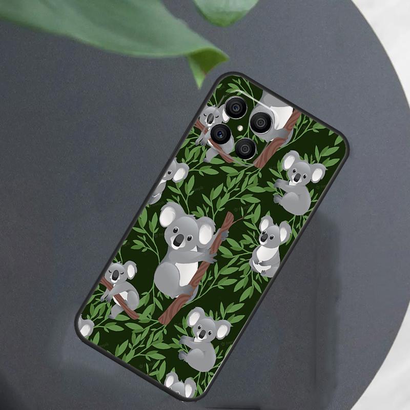Cartoon Painting Animal Koala For Honor Magic 5 6 7 8 Pro Case For Honor 400 200 50 70 Lite X8c X8b X9a X9b X9c X9d Win RT