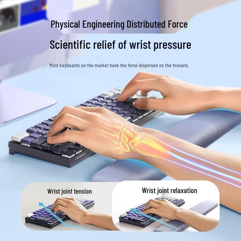 SEE KEAN 87-Key Keyboard Memory Foam Wrist Rest