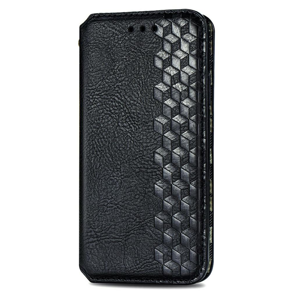 For Motorola Moto G86 Power 5G Case Rhombus Imprint PU Leather Wallet Phone Cover