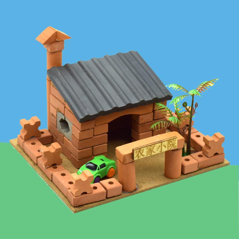 Little Bricklayer DIY Cement House Building Blocks - Educational Toy for Children