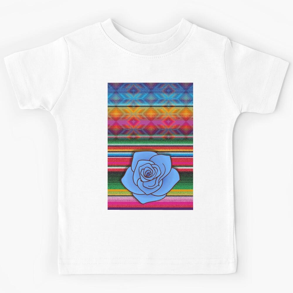 Blue Rose Xicanx Kids T-Shirt 160