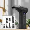 Brushless Motor Powerful Dust Blower with LED Light Digital Display Handheld Turbo Violent Fan High-Speed Speed Adjustable