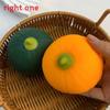 Tpr Stress Relief Pumpkin Toy For Kids And Students With Sensory And Handgrip Skills