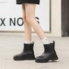 New rain shoes women's fashion outer wear platform rain boots short women's waterproof and non-slip water shoes in rainy days