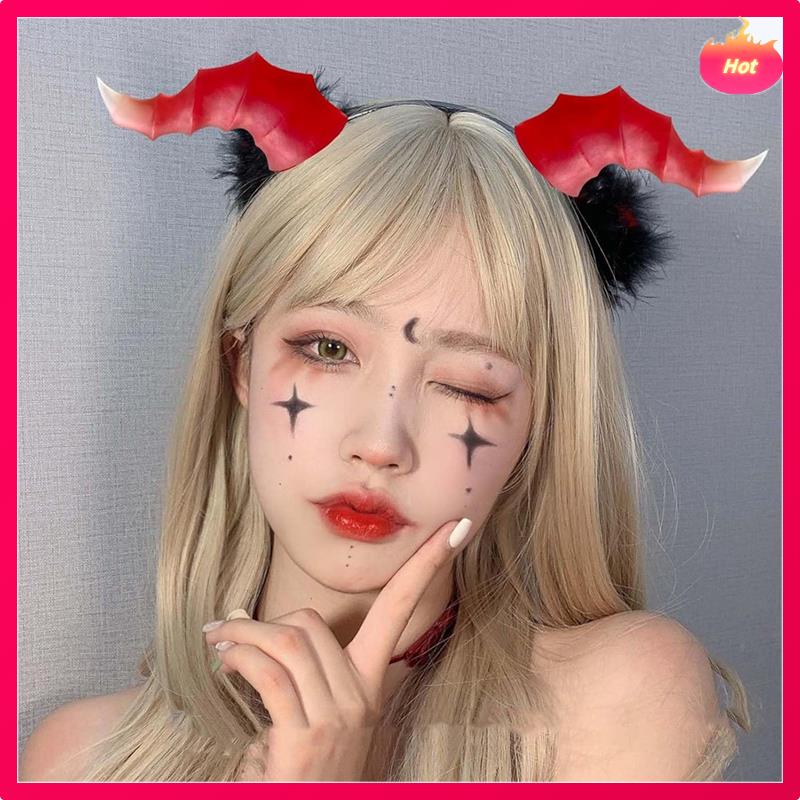 1Pair Devil Horns Silicone Mold 2.16In Animal Sheep Horn Shape Headband Keychain Pendant Resin Casting Mold