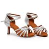 Women Professional Dance Shoes High Heel Soft Sole Latin Dance Shoes Adult Standard Dance Heel Shoes 7cm