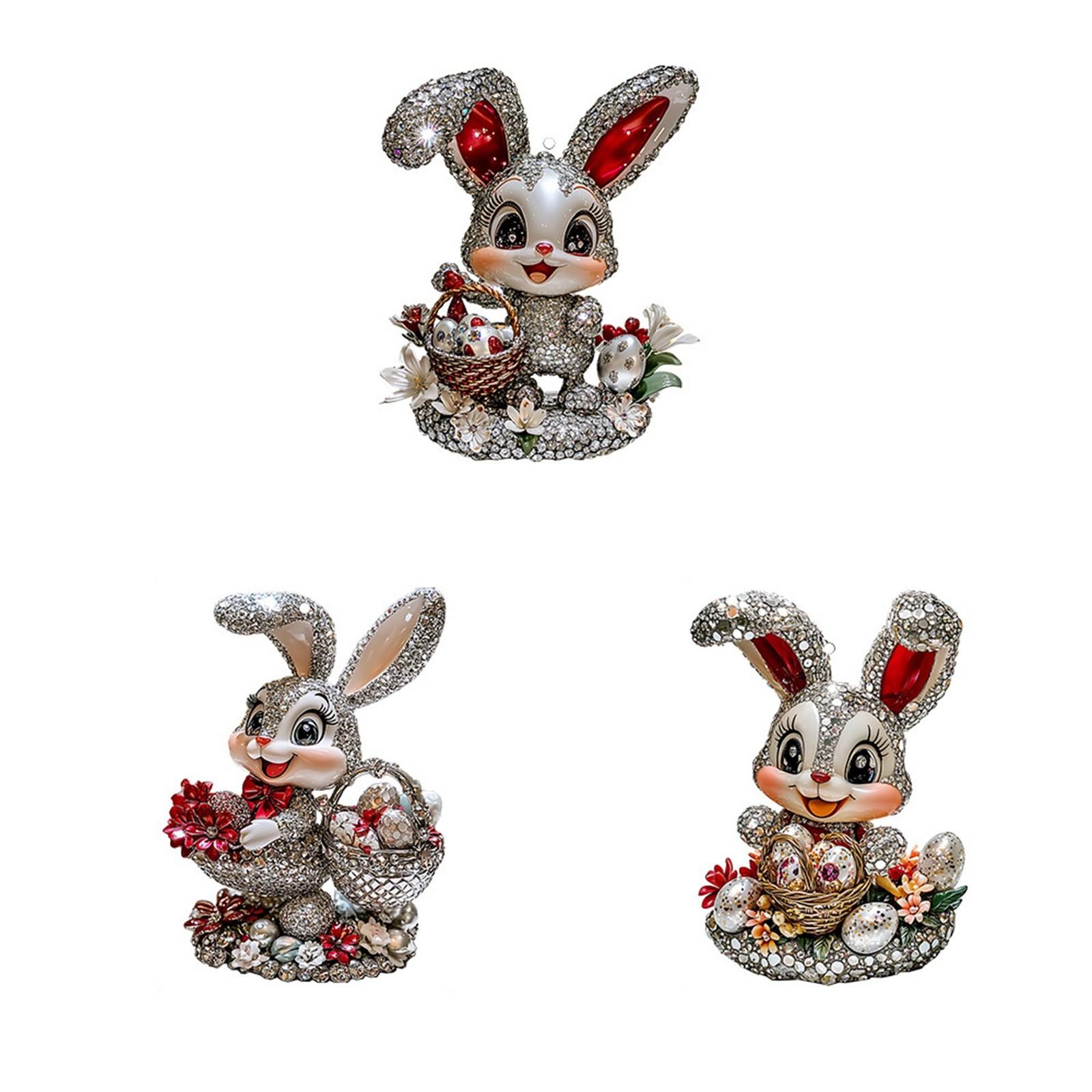 

2D милый и очаровательный кулон Cross Border акриловый плоский автомобильный зеркальный кулон для украшения дома кулон 3PC