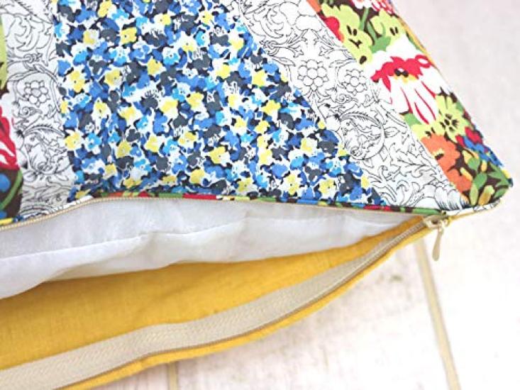 FLORET LONDON Cushion Union Yellow [LIBERTY PRINT] Cover, 45x45cm, Jack,