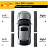 Door Sill Protector Compatible With -2025 Ford Bronco Door Step Protector Door Edge Step Guard Car Door Dust Shield Cover For 2024 Bronco 4 Door