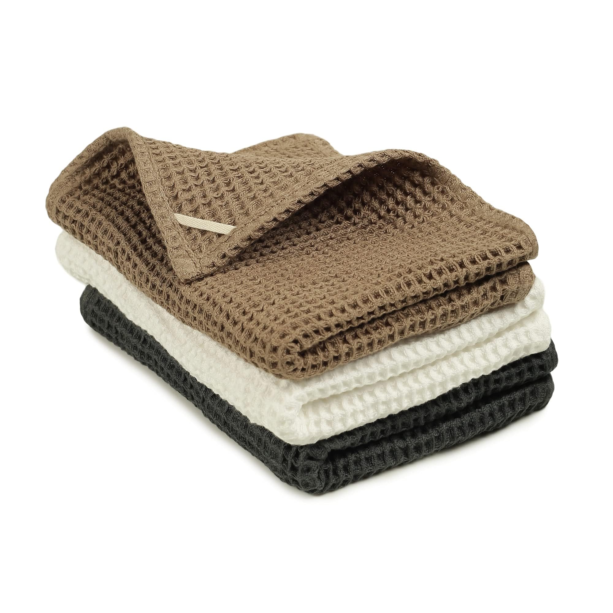 

Полотенце для лица Sunglobal Honeycomb Weave Towel, набор полотенец для лица из хлопка, высокой мягкости, изготовленных в Индии, набор из разных материалов, 100% 3, плотность,