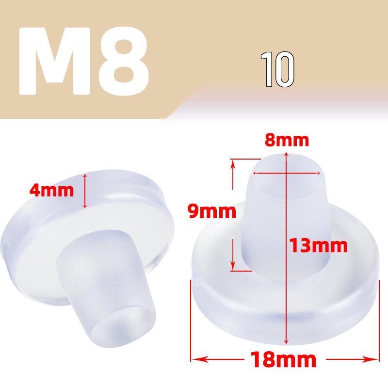 Jiafubao Furniture Anti-Slip Silicone Foot Pads for Chairs, Tables, Stools, and Sofas