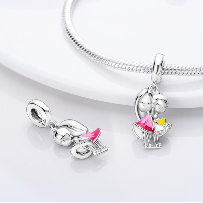 

Plated 925 Silver Love Little House Charms Fit 925 Charms Bracelet Beads Jewelry Gifts for Women