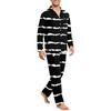 Men's Long Sleeve Button Down Pajama Set - Cozy Sleepwear for Nighttime Relaxation