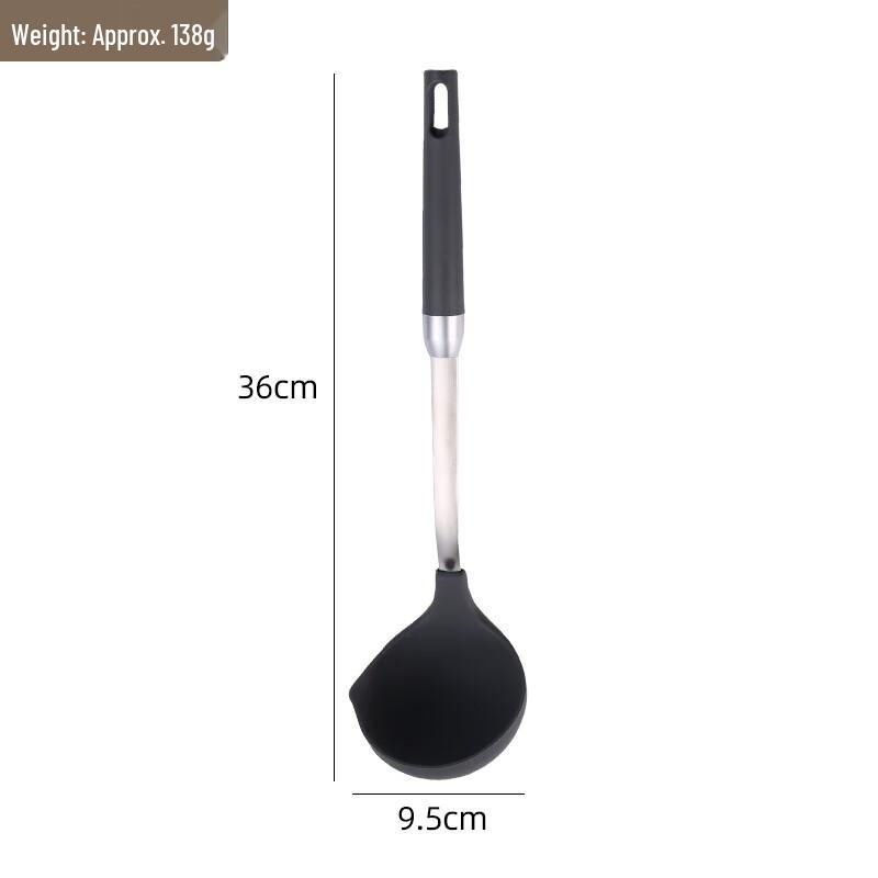 Wutuo Silicone & 304 Stainless Steel 2-Piece Cooking Utensil Set