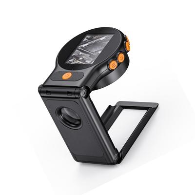 Kids Travel Microscope Compactly Opticals Lens 500X Zooming Magnification Builts In Video Recording For Science Learning