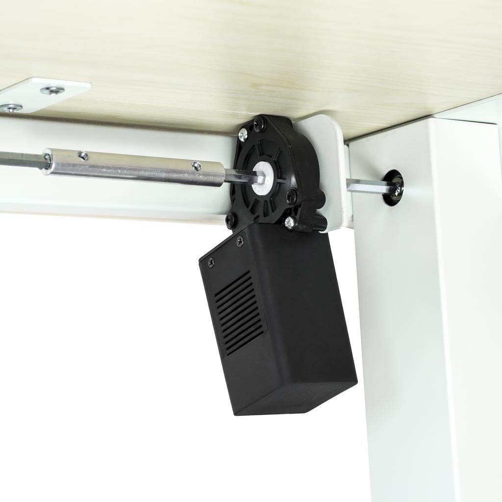 Electric adjustable automatic high standing desk 120x60 beige