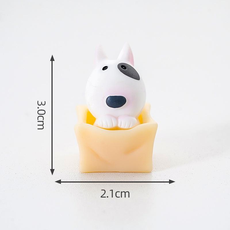 Милый щенок-терьер подбирает посылки One Size