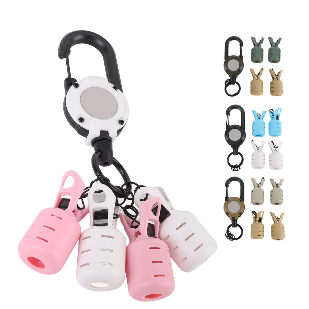 Plastic Hook Safety Caps Portable Lightweight Fishing Hook Protector Case Fishing Hook Cover with Retractable Buckle for Lakes