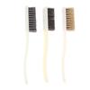 2Pcs Brush Bristles Brush Steel Wire Brush For Welding Cleaning Tools Car Floor Roof Cleaning Fabric Brush Kitchen Hand Tools