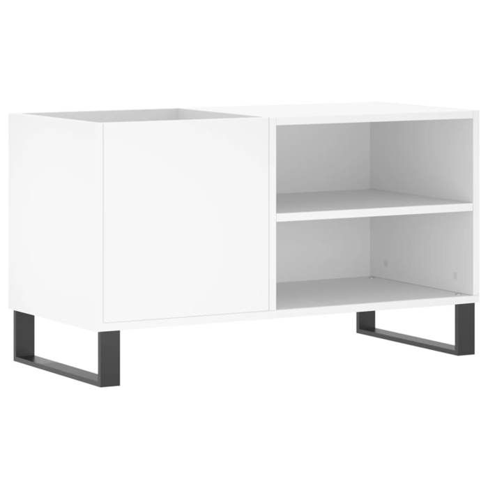 VidaXL Armoire à disques blanc 85x38x48 cm bois d'ingénierie 831708